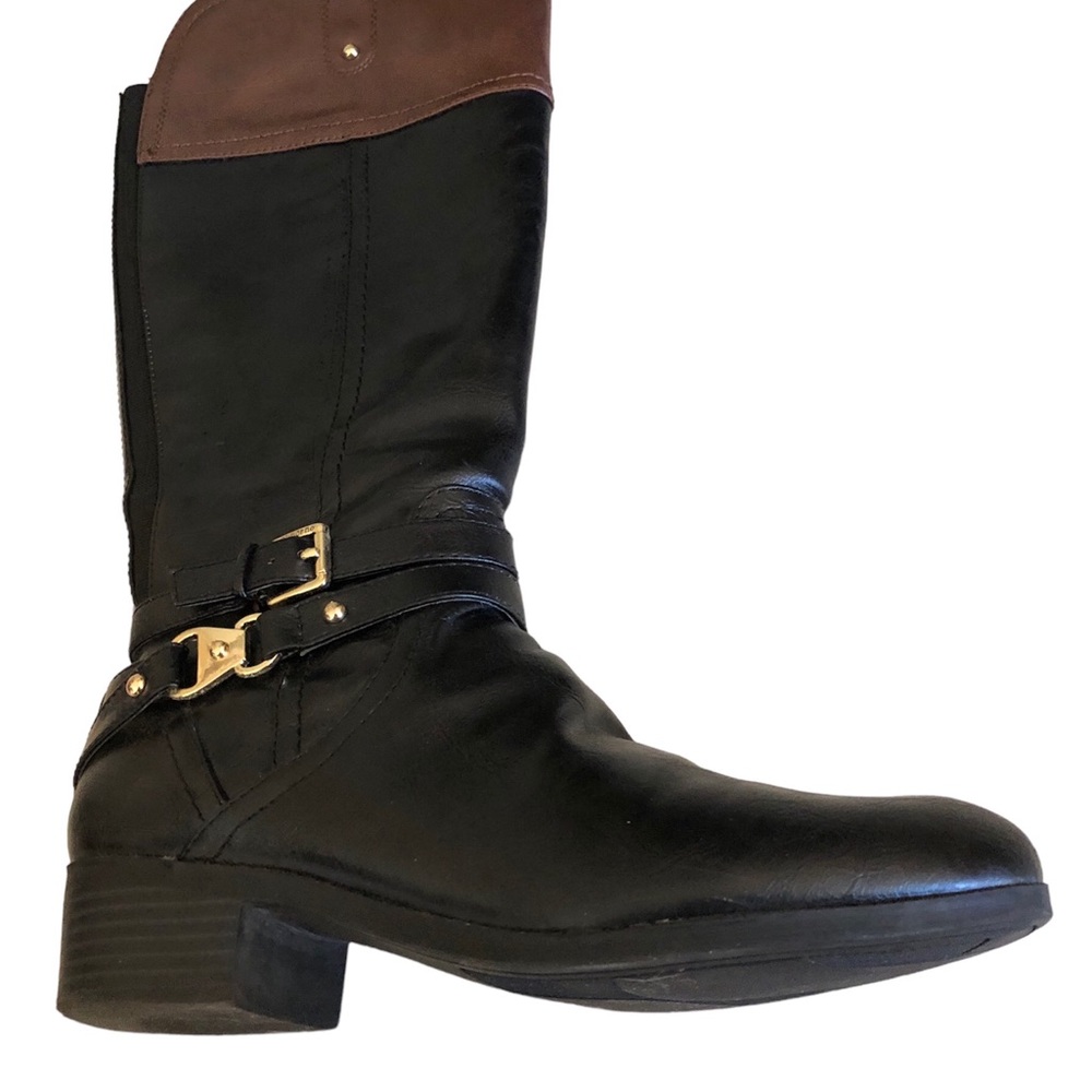 Liz Claiborne Women’s Riding Boots. Size 8 Medium. 1.5 Inch Heel..Round Toe.